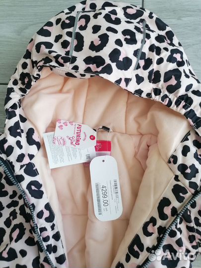 Комбинезон зимний новый на девочку 98 104