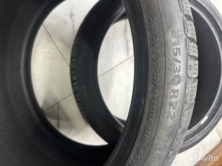 Continental ContiWinterContact TS 860S 285/35 R22 и 315/30 R22 106W