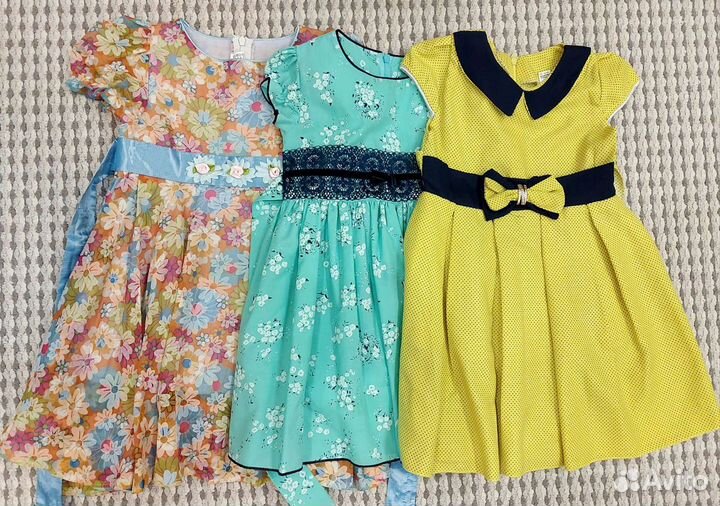 Платье для девочки 3-4 года (цена за 3 шт)
