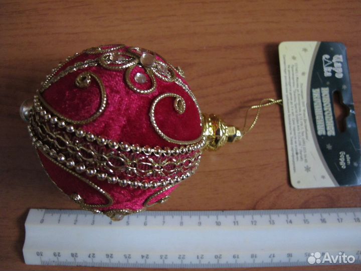 Царь елка Елочное украшение игрушка плюш новые