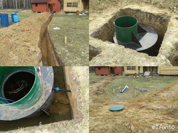 Септик для дома и дачи. Установка под ключ