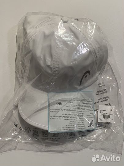 Теннисная кепка Head Pro Player Cap White