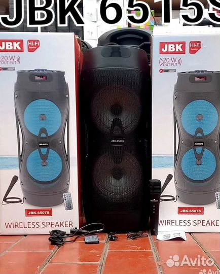 Блютуз колонка, большая, аккумуляторная новая