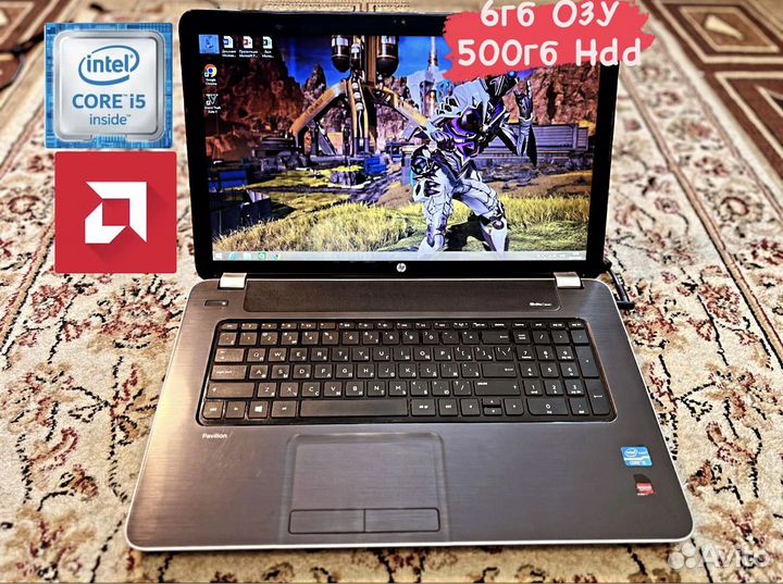 Игровой Ноутбук HP 17