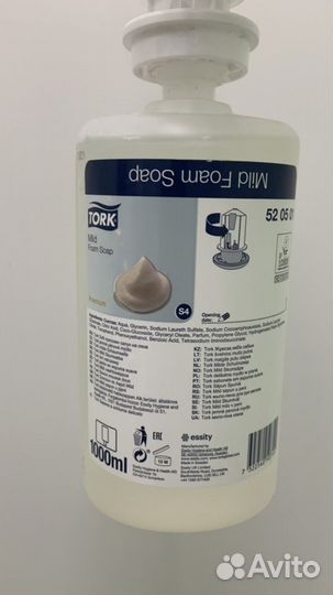 Картридж с жидким мылом-п tork (S4) 520501