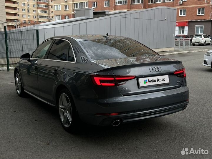 Audi A4 2.0 AMT, 2017, 117 000 км