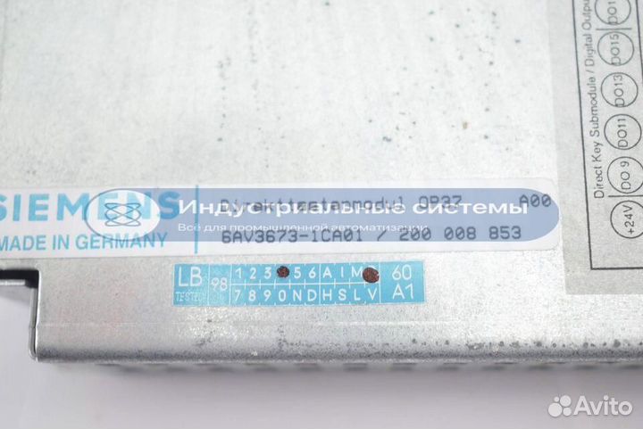 Панель оператора Siemens OP37 6AV3673-1CA01