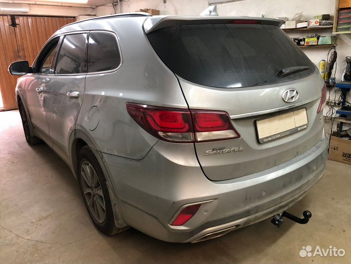 Фаркоп Leader Plus H224-A Hyundai Grand Santa Fe 2