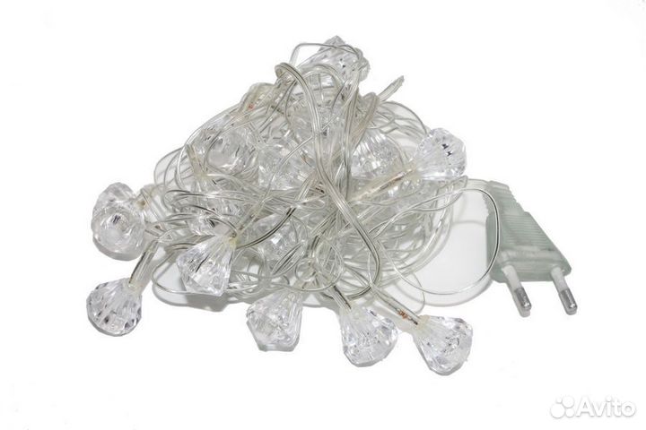 Гирлянда пирамида 20 свд, цветная 3 метра