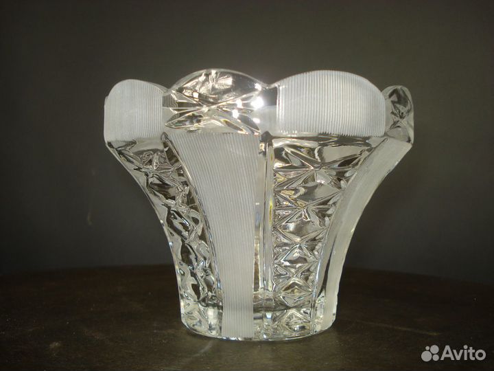Ваза, конфетница хрусталь стекло СССР