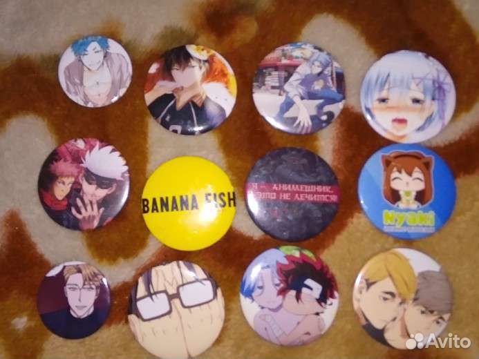 Значки с аниме