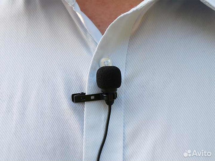 Двойной Петличный Микрофон 6 метров. Комплект