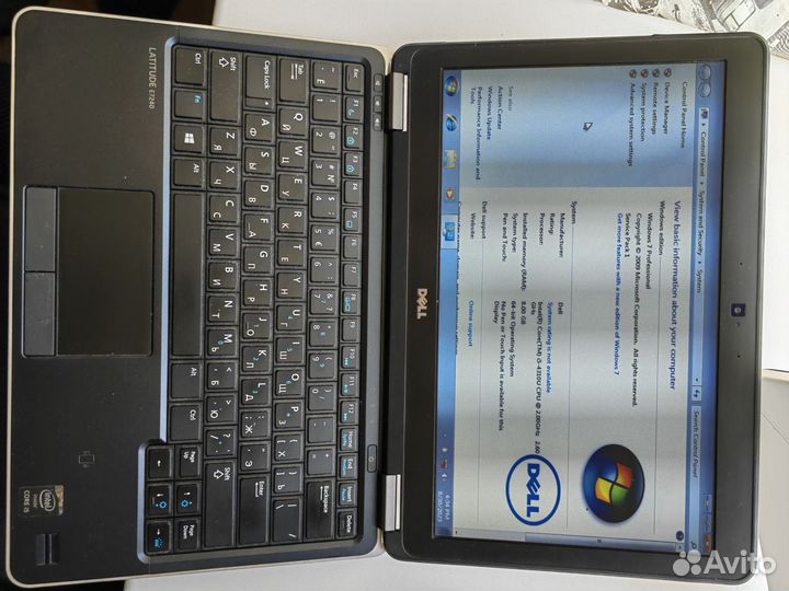 Ноутбук Dell latitude 7240