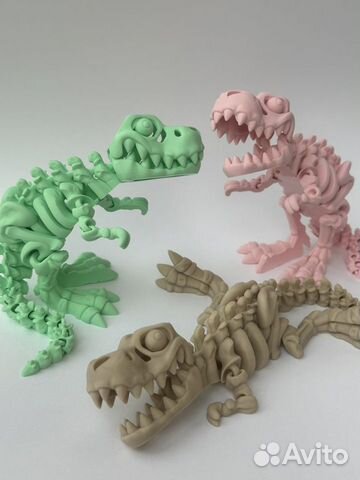 Тиранозавр рекс 3D печать объявление продам