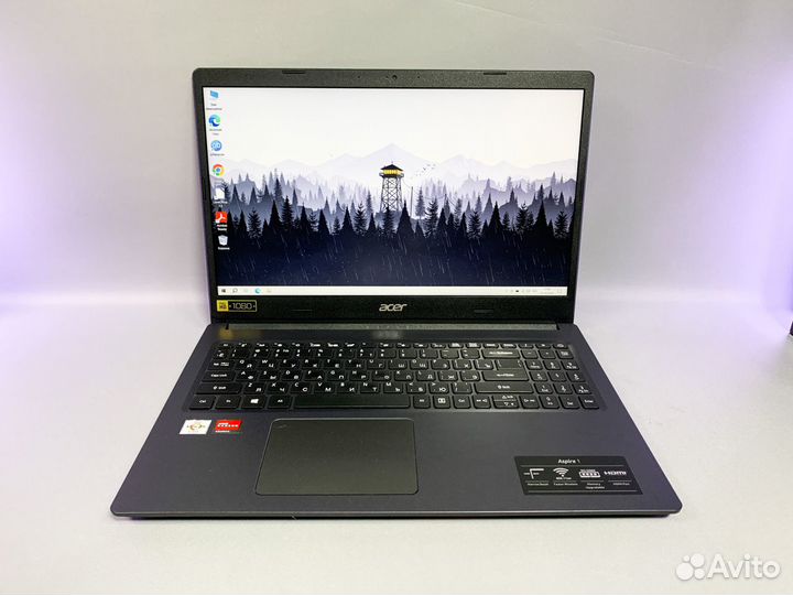 Ноутбук Acer AMD Silver/8Gb/SSD/FullHD