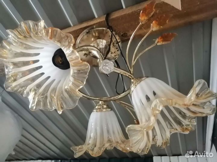 Люстра потолочная бу