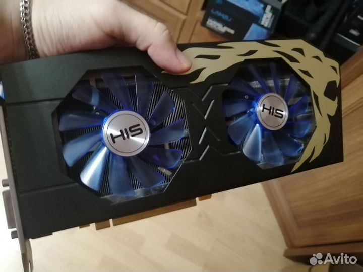 Видеокарта HIS RX 480 8gb отличное состояние