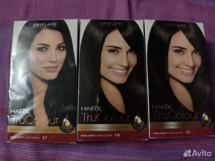 Краска для волос орифлейм 3шт вместе