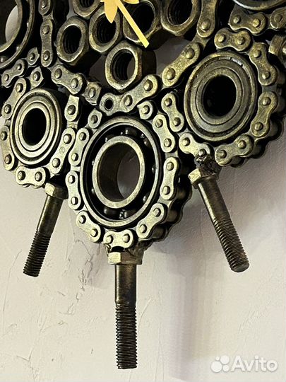 Часы ручная работа металл