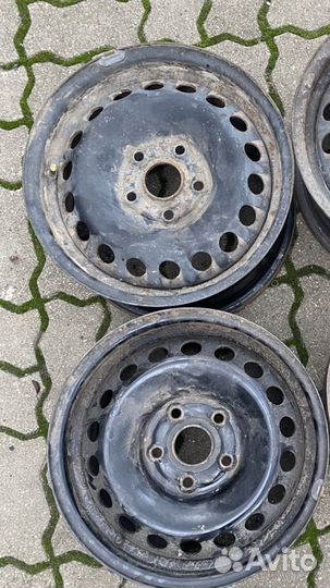 Штампованные диски r15 на volkswagen