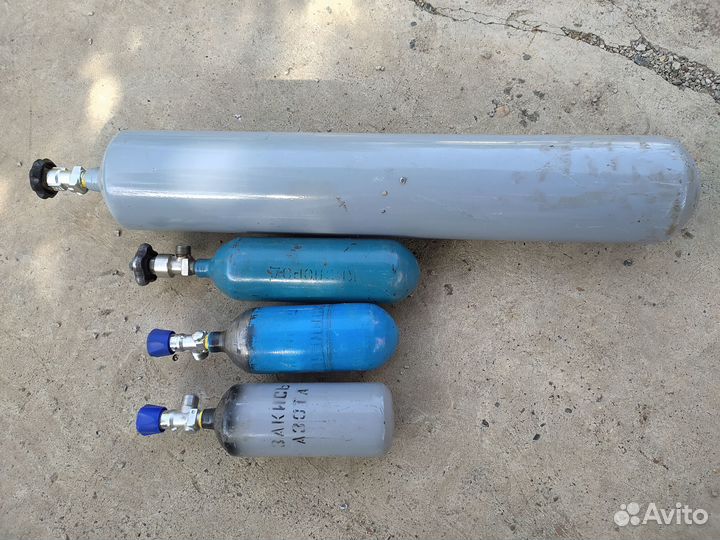 Баллоны кислородные, разные