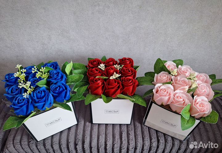 Букеты из пенных роз на заказ