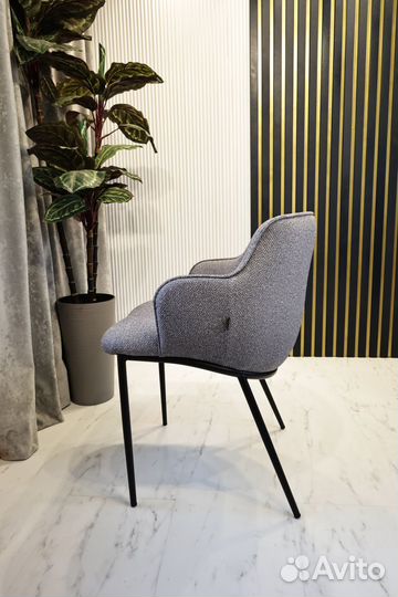 Стул Oskar, велюр, металлические ножки