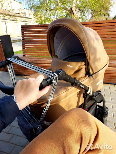 Коляска 2 в 1 Sonic plus цвет mokka