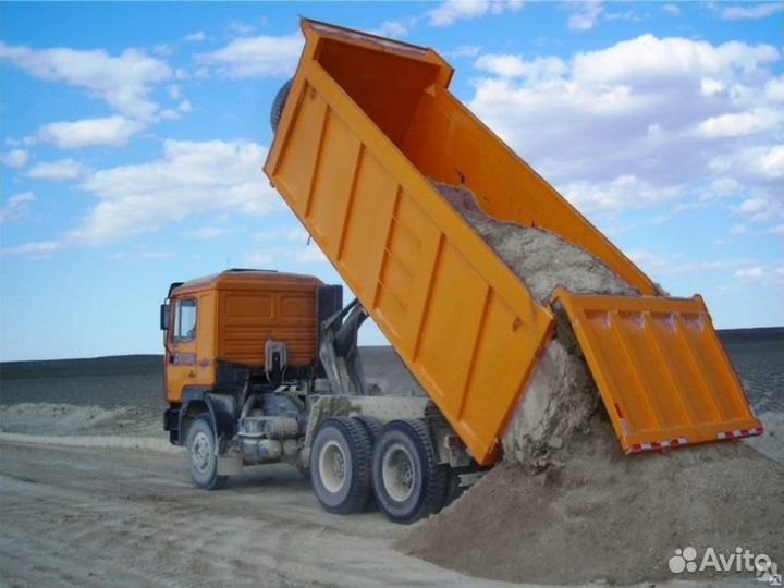 Песок \ Земля сеяный оптом от трех кубов