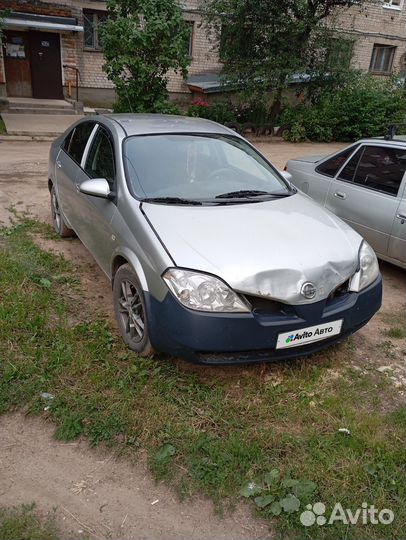 Nissan Primera 1.6 МТ, 2006, битый, 220 000 км