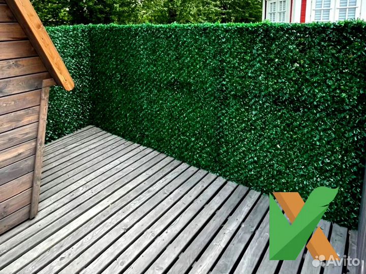 Искусственная зелёная изгородь за 1 кв.м