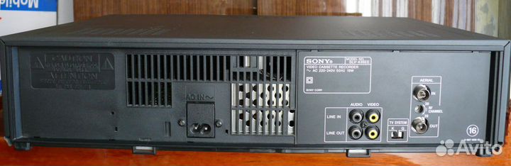 Видеомагнитофон кассетный, пишущий, sony
