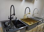 Кухонная мойка gerhans 50x50 графит