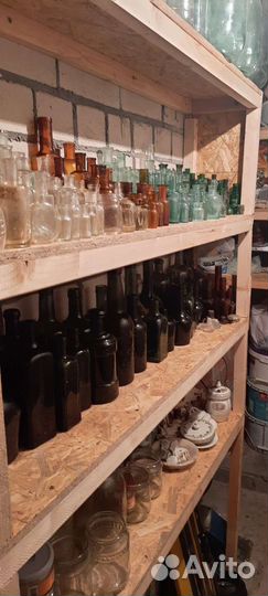 Бутылки и бутыльки старинные