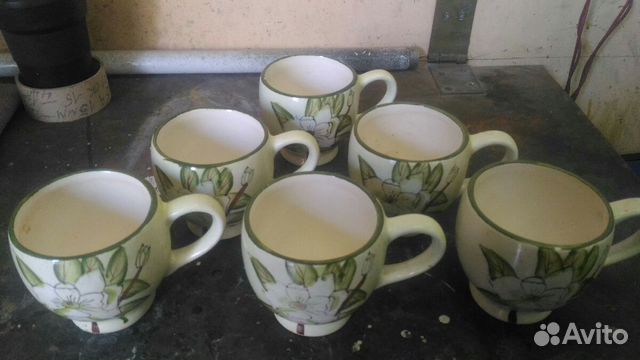 Чашки фаянс
