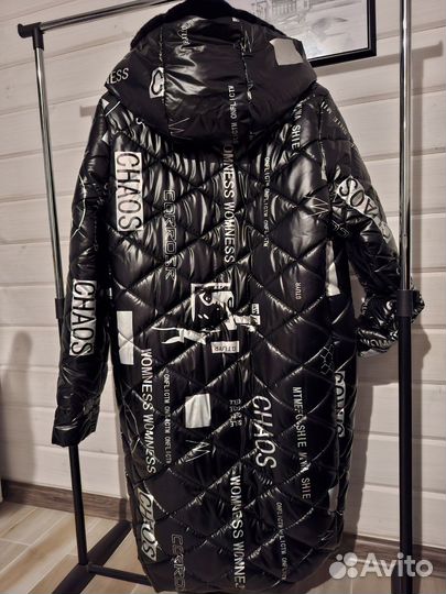 Пуховик зимний женский 52 54