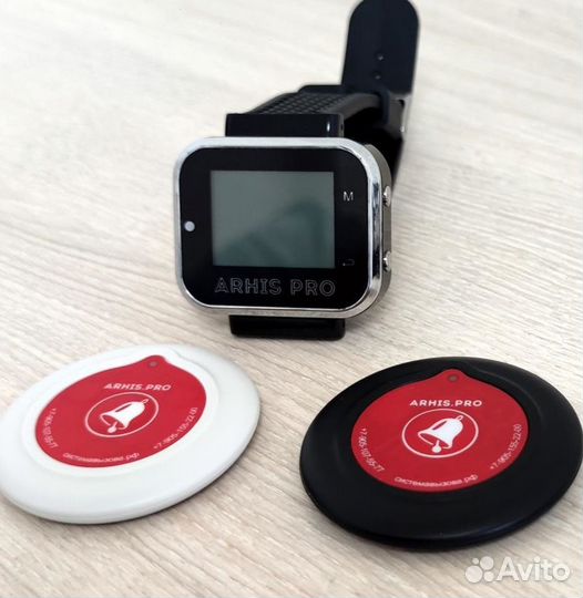 Кнопка вызова официанта кальнщика в ассортим часы