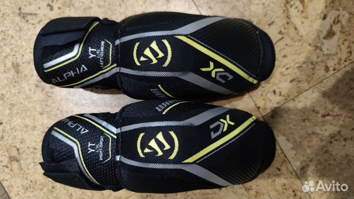 Налокотники хоккейные Warrior Alpha dx yth