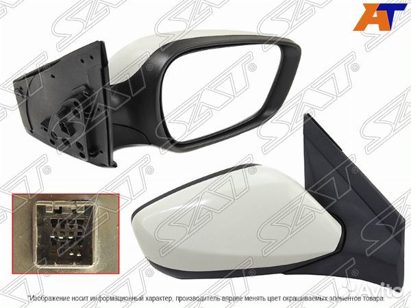 Зеркало hyundai solaris