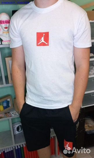 Спортивный костюм футболка + шорты (Арт.61535)