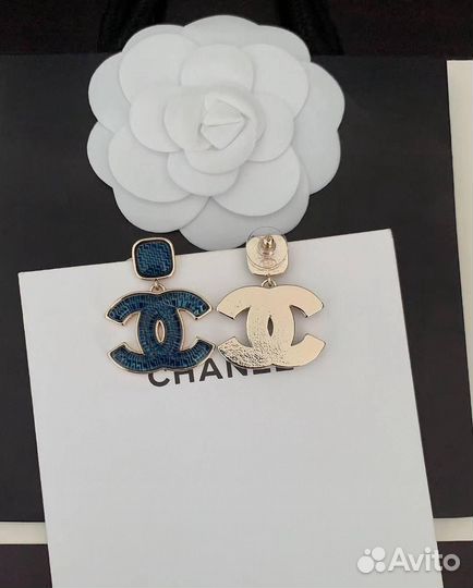 Серьги Chanel