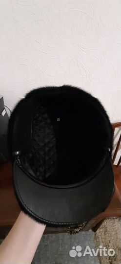 Меховая мужская кепка
