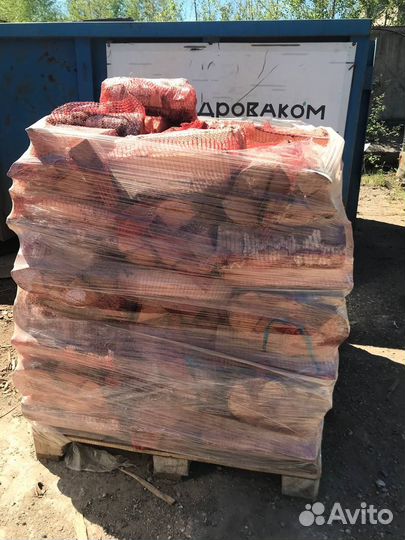 Дрова в сетках