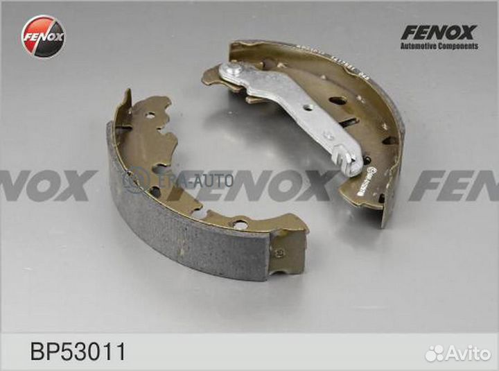 Fenox BP53011 Колодки тормозные ford fiesta/fusion