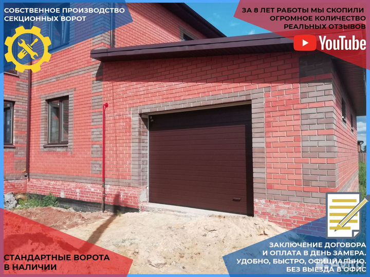 Секционные ворота Роллеты Автоматика