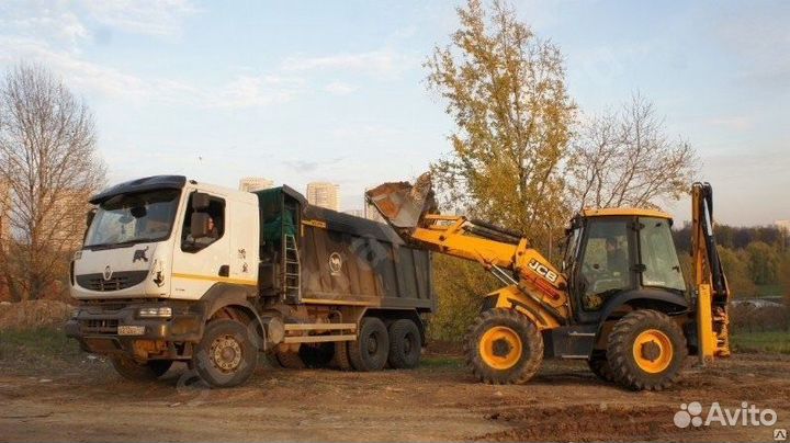 Услуги экскаватора погрузчика JCB 3CX