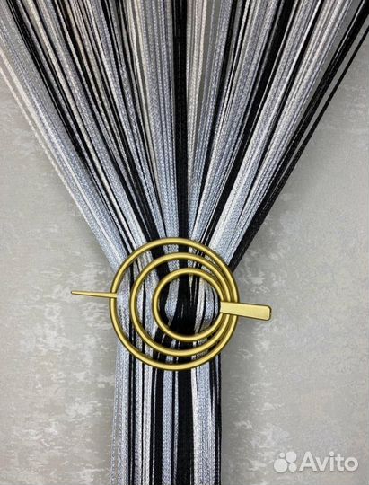 Шторы нитяные кисея