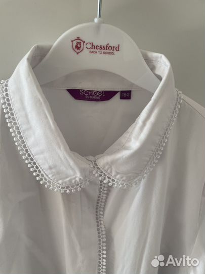 Блузка белая школьная 158,164
