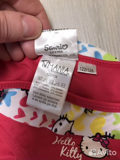 Купальник для девочки 122-128, 7-8 лет Hello Kitty