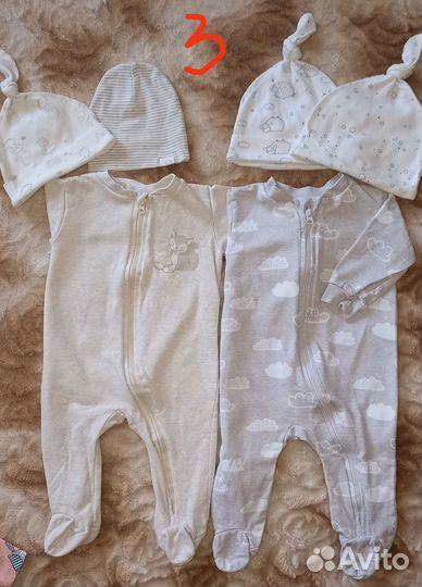 Вещи новые и б/у комбинезоны Боди слипы